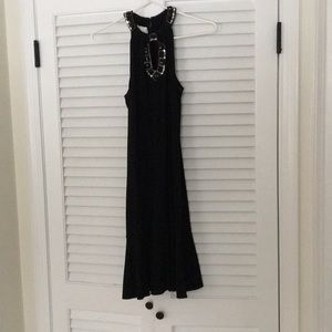 Black cocktail dress